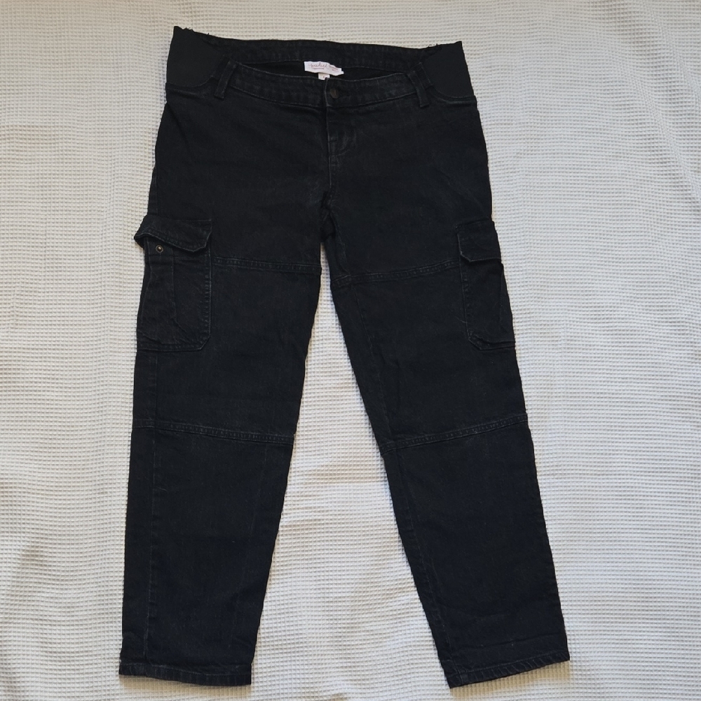 Isabel Maternity by Ingrid & Isabel Black Straight Leg Jeans